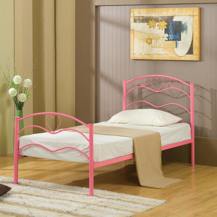 Generation Trade Love 253910 Twin Bed - Pink IMAGE 1